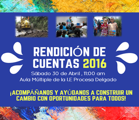 Rendici�n de cuentas de los primeros 100 d�as de Gobierno.